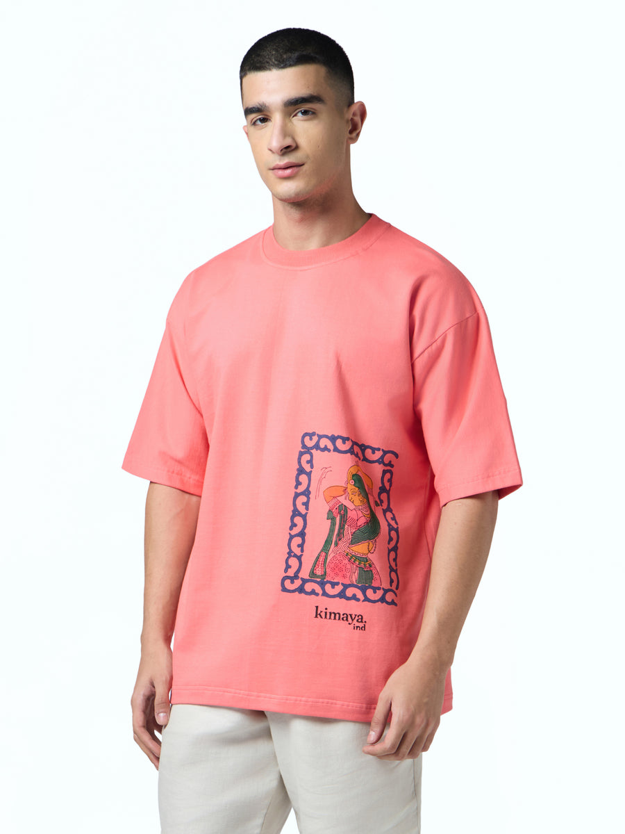 TEE AURT-PINK [UNISEX]