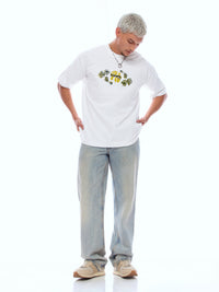 TEE FRNFLWR-WHT [UNISEX]