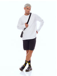SWEATSHIRT FLLSLV-WHT