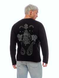 SWEATSHIRT DESS-BLCK [UNISEX]
