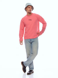 SWEATSHIRT ONEHND-PINK [UNISEX]