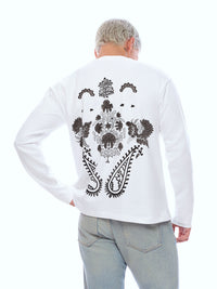 SWEATSHIRT DESS-WHT [UNISEX]