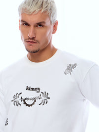 SWEATSHIRT DESS-WHT [UNISEX]