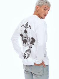 SWEATSHIRT DESS-WHT [UNISEX]