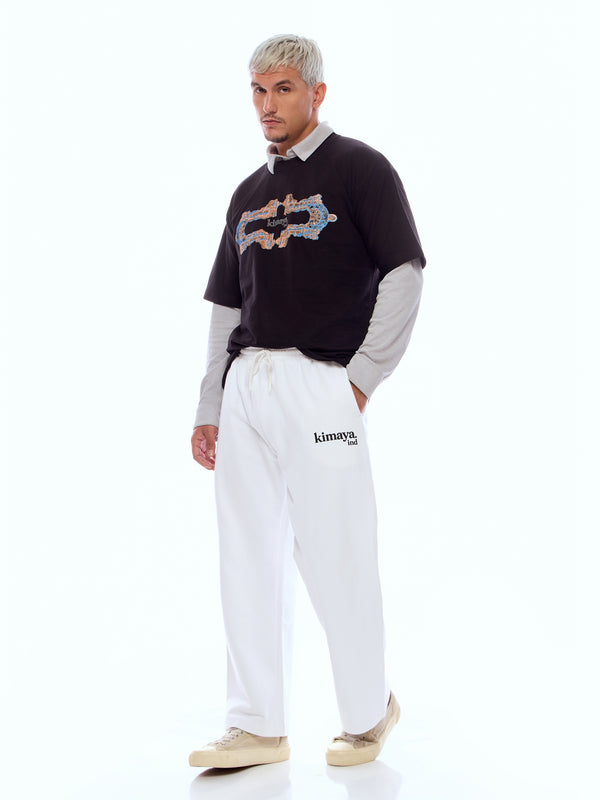 SWEATPANTS SWTPANT-WHT [UNISEX]