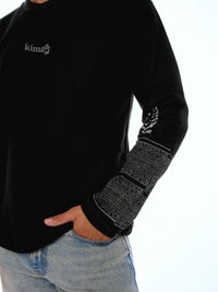 SWEATSHIRT ONEHND-BLCK [UNISEX]