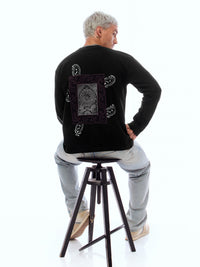 SWEATSHIRT ONEHND-BLCK [UNISEX]