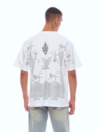 TEE MNKY-WHT [UNISEX]