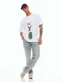 TEE MNKY-WHT [UNISEX]