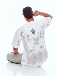 TEE MNKY-WHT [UNISEX]