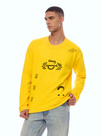 SWEATSHIRT DESS-YELL [UNISEX]