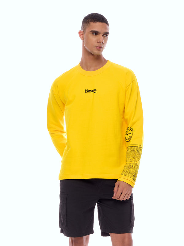 SWEATSHIRT ONEHND-YELL [UNISEX]
