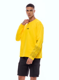 SWEATSHIRT ONEHND-YELL [UNISEX]