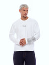 SWEATSHIRT ONEHND-WHT [UNISEX]