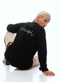 SWEATSHIRT FLLSLV-BLCK