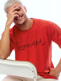 TEE BASIC-RED [UNISEX]