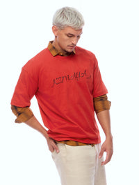 TEE BASIC-RED [UNISEX]
