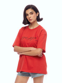 TEE BASIC-RED [UNISEX]