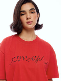 TEE BASIC-RED [UNISEX]