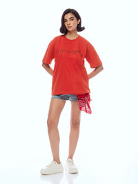 TEE BASIC-RED [UNISEX]