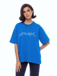TEE BASIC-BLUE [UNISEX]