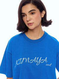TEE BASIC-BLUE [UNISEX]