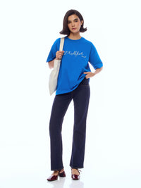 TEE BASIC-BLUE [UNISEX]