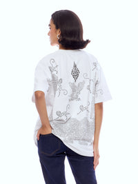 TEE MNKY-WHT [UNISEX]