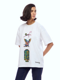 TEE MNKY-WHT [UNISEX]