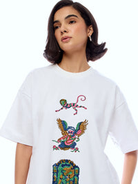 TEE MNKY-WHT [UNISEX]