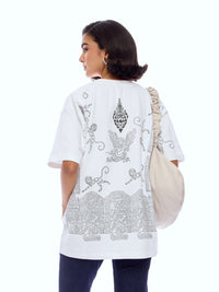 TEE MNKY-WHT [UNISEX]