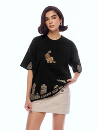 TEE TGR-BLCK [UNISEX]