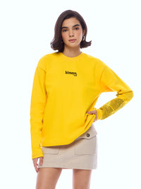 SWEATSHIRT ONEHND-YELL [UNISEX]