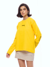 SWEATSHIRT ONEHND-YELL [UNISEX]