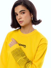 SWEATSHIRT ONEHND-YELL [UNISEX]