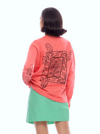 SWEATSHIRT ONEHND-PINK [UNISEX]