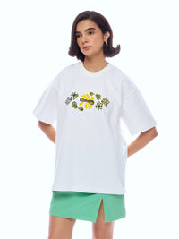 TEE FRNFLWR-WHT [UNISEX]