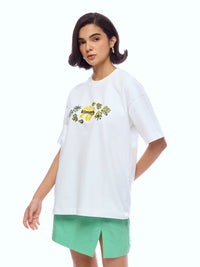 TEE FRNFLWR-WHT [UNISEX]