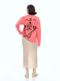 SWEATSHIRT DESS-PINK [UNISEX]