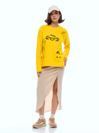 SWEATSHIRT DESS-YELL [UNISEX]