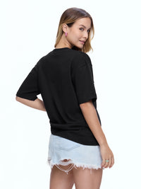 TEE BASIC-BLCK [UNISEX]