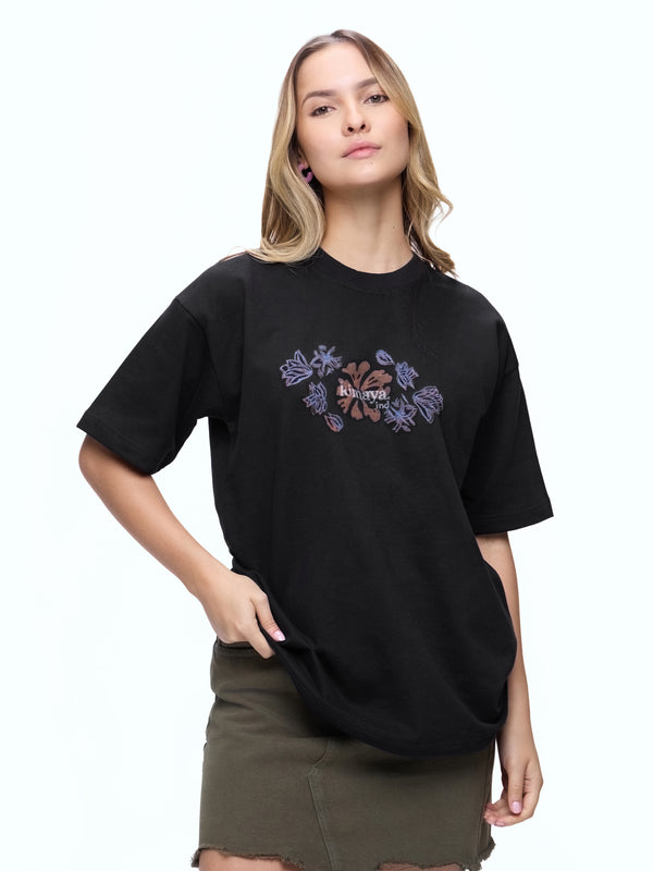TEE FRNFLWR-BLCK [UNISEX]