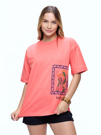 TEE AURT-PINK [UNISEX]