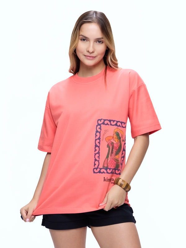 TEE AURT-PINK [UNISEX]