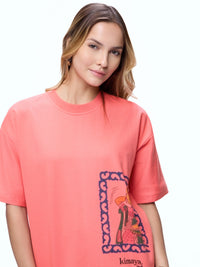 TEE AURT-PINK [UNISEX]