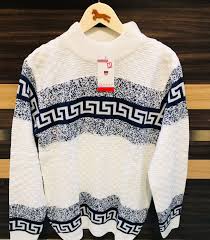 Knit Boxy Pullover in Ecru